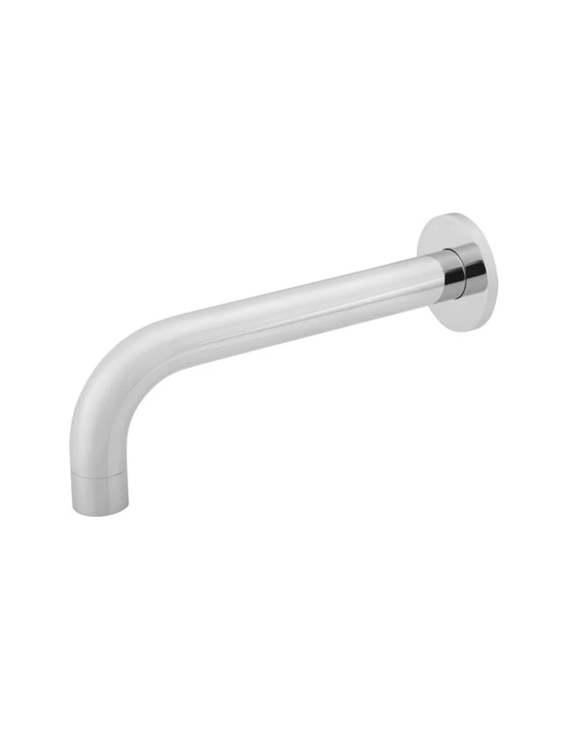 Meir Universal Round Curved Spout - Polished Chrome