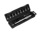 1/4 Inch Torque Wrench Set 1/4 Inch Drive Hex Bit Socket Set for Automobile Motorcycle Small Engine Maintenance