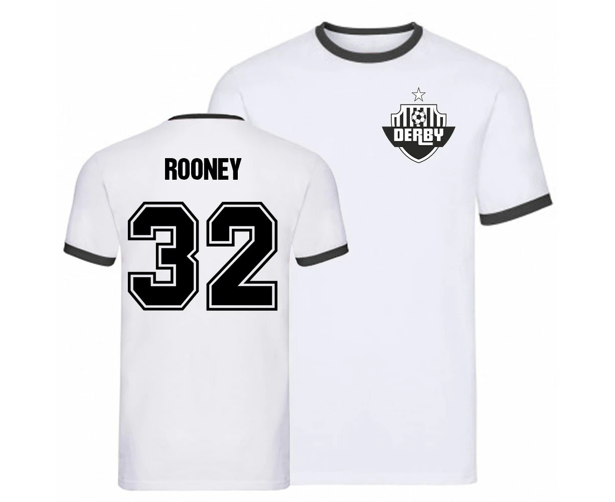 Wayne Rooney Derby Ringer Tee (white)