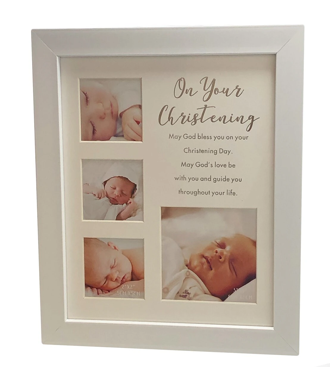 Christening Collage Photo Frame