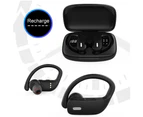Sweatproof Wireless Bluetooth Earphones Headphones Sport Gym Earbuds with Mic