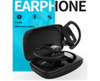 Sweatproof Wireless Bluetooth Earphones Headphones Sport Gym Earbuds with Mic