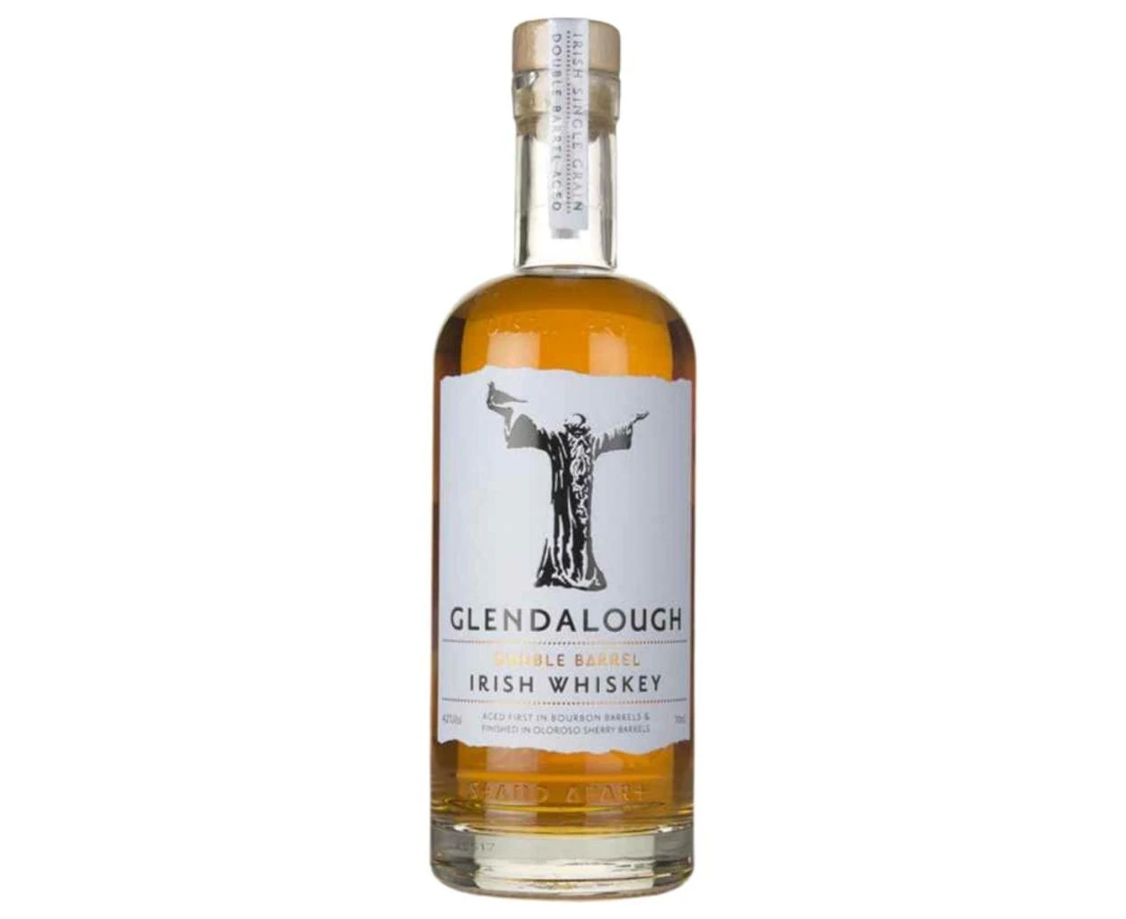 Glendalough Single Grain Double Barrel Irish Whiskey 42% 700ML