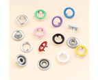 400x Metal Sewing Buttons Press Stud Snap Fastener Kit Pliers Snap On DIY