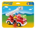 Playmobil 1.2.3 Ladder Unit Fire Truck Playset