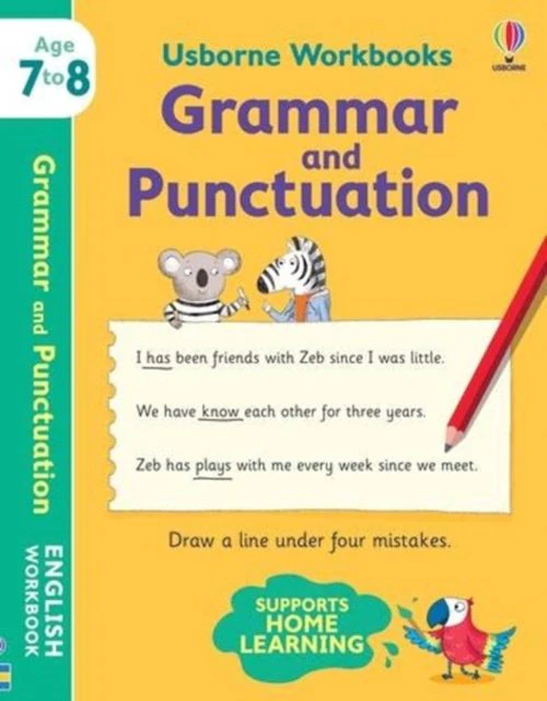 Usborne Workbooks Grammar and Punctuation 78 by Hannah EDITOR Watson