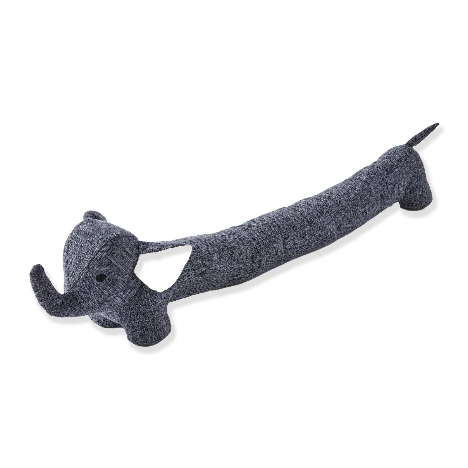 Pilbeam Living Elle The Elephant Weighted Fabric Heavy Door Draught Stopper Grey