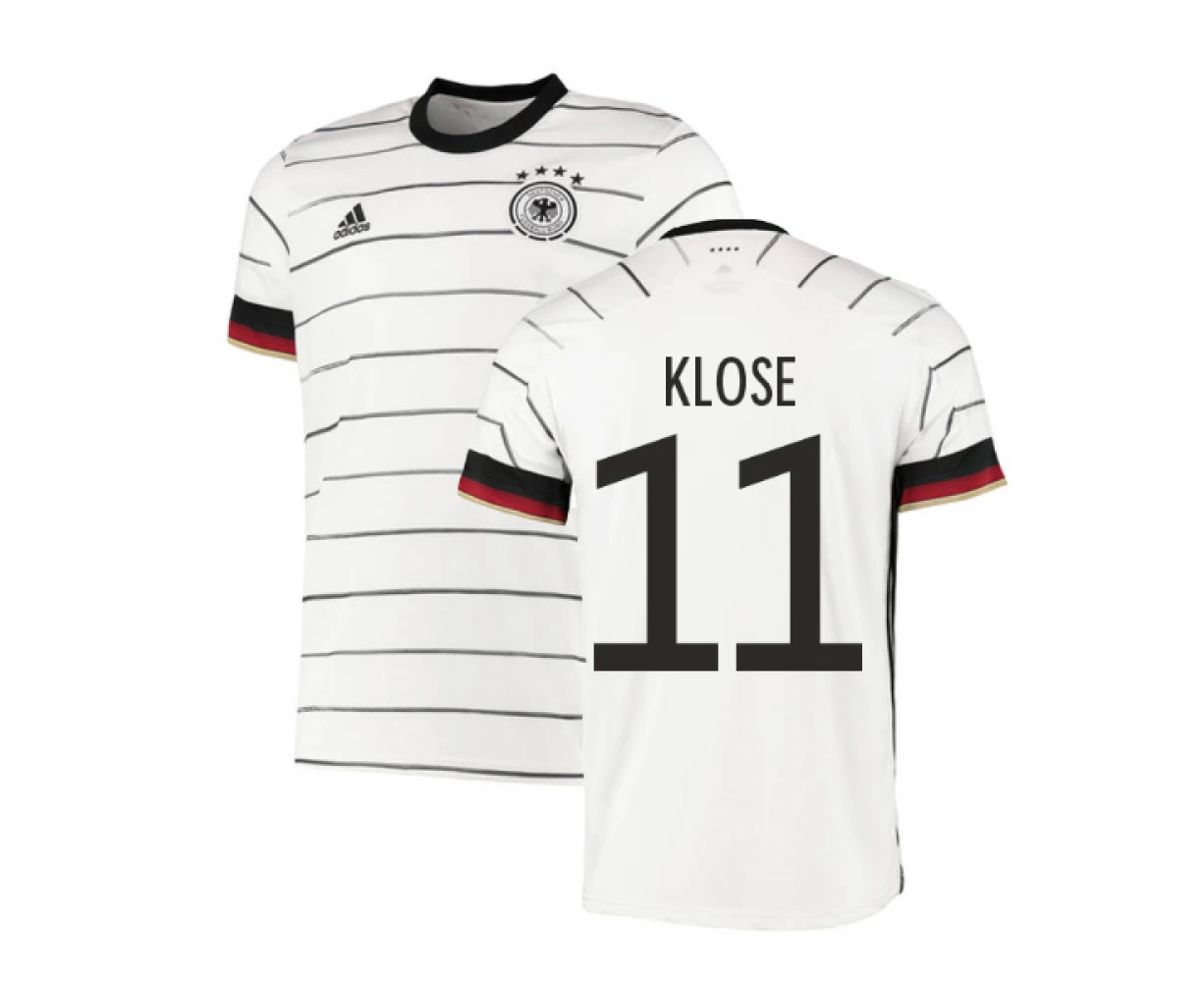 2020-2021 Germany Home Adidas Football Shirt (KLOSE 11)