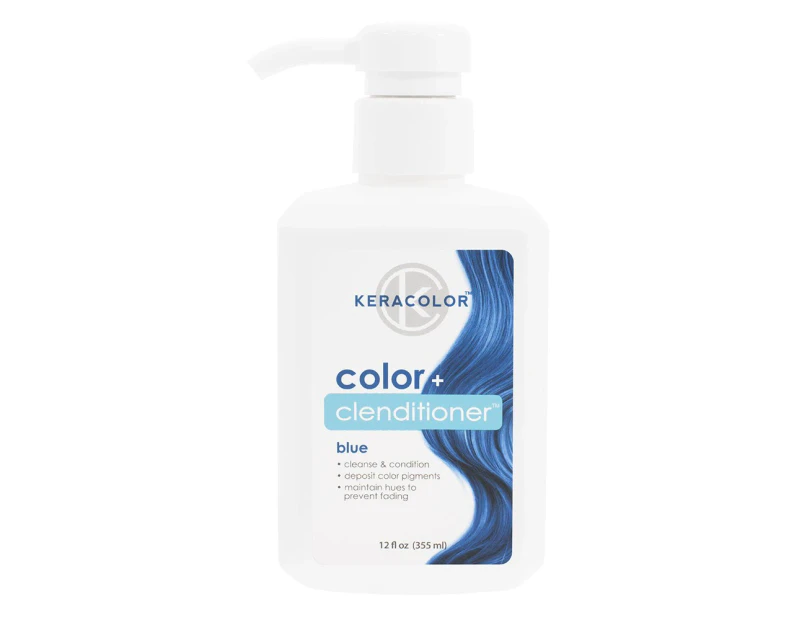 Keracolor Color Clenditioner Colouring Shampoo Blue 355ml