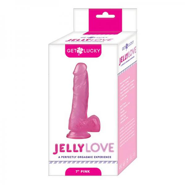 Get Lucky 7-inch Jelly Dong - Pink