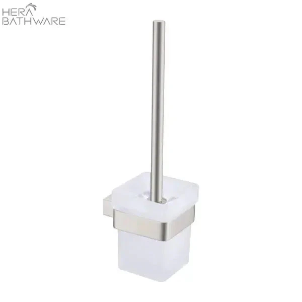 CELIA Toilet Brush Holder - Brushed Nickel