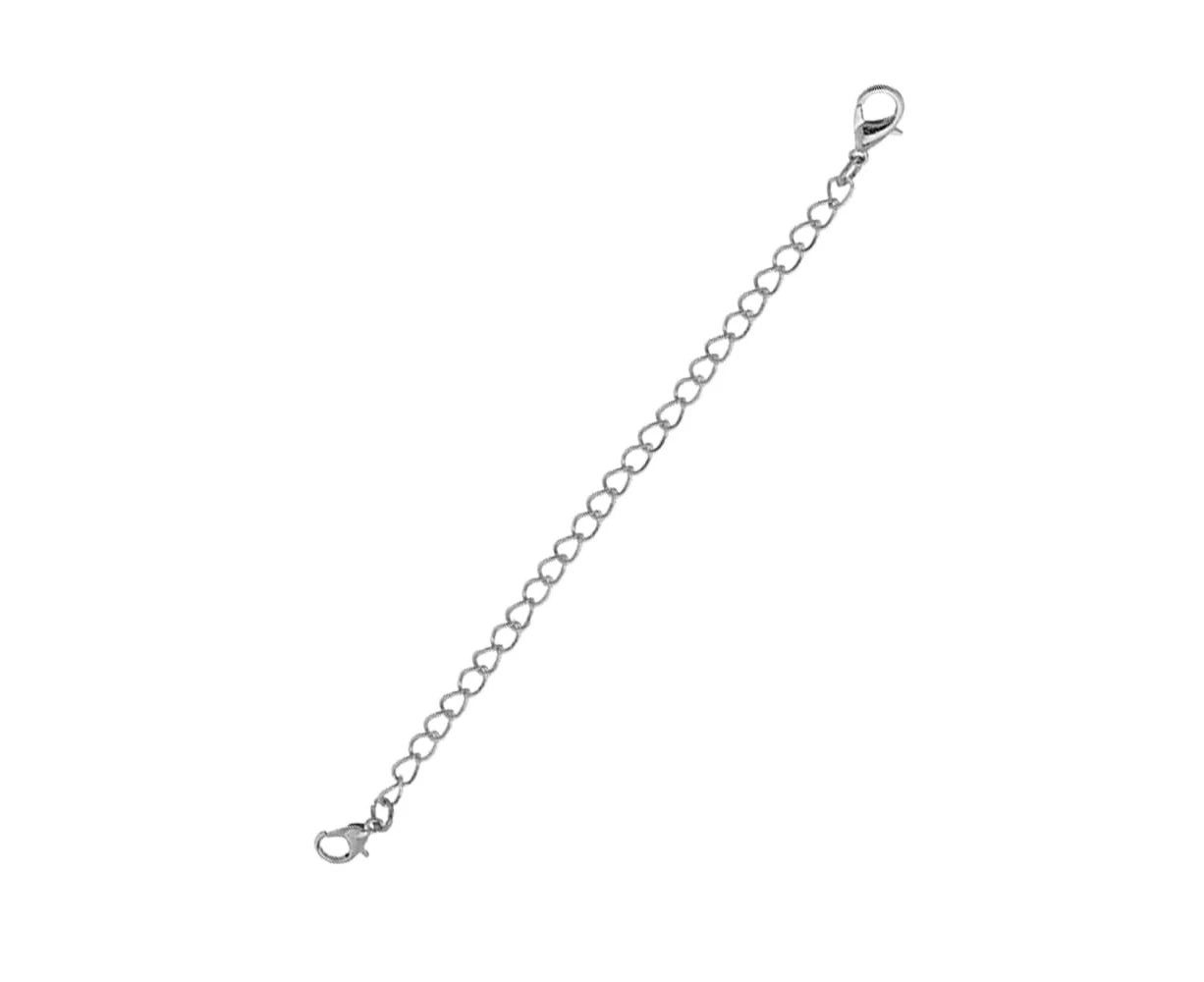 Obsession Necklace Extender Encased in 18k White Gold - 100mm