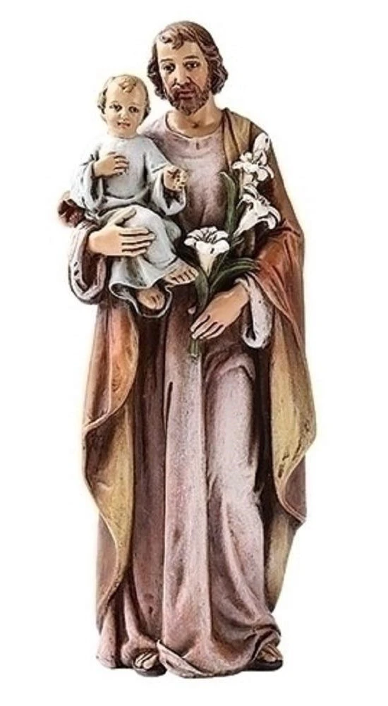 Joseph's Studio St Joseph with Jesus Christ Child Figurine