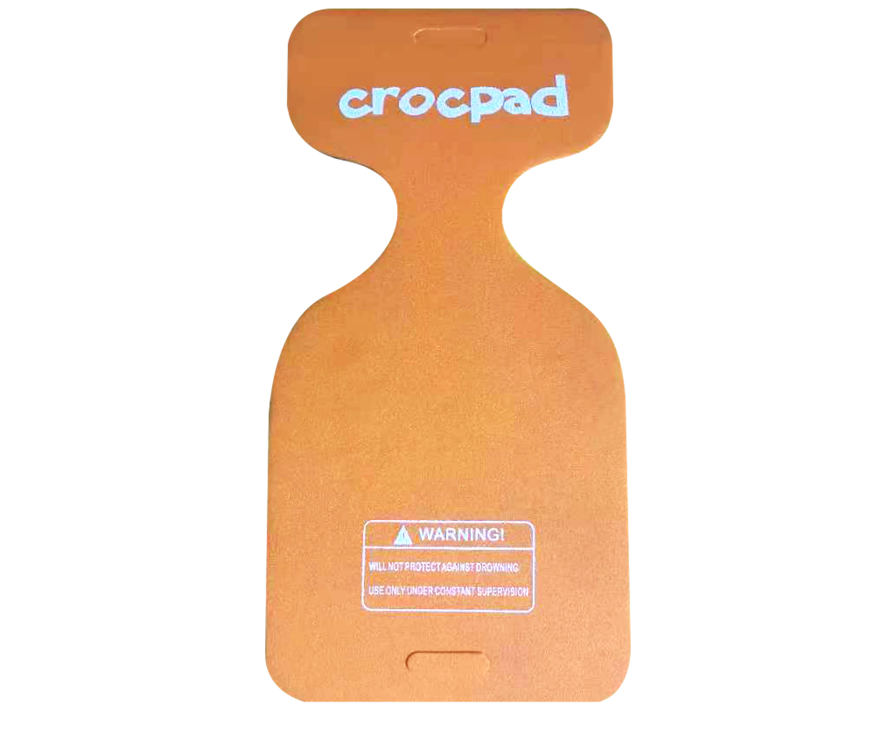 Crocpad Saddle float for adults - Lime Green & Orange