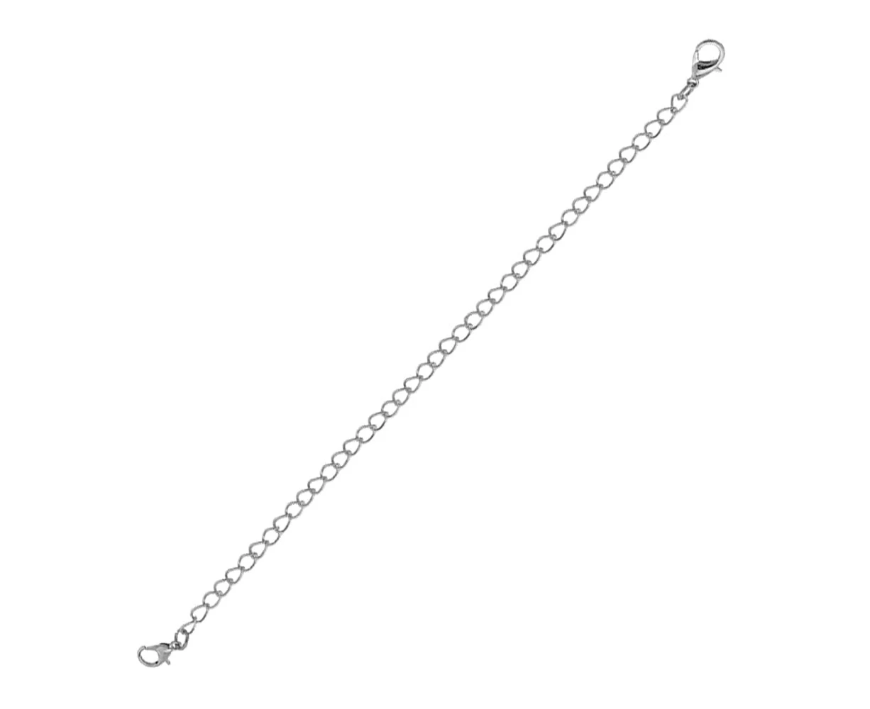 Obsession Necklace Extender Encased in 18k White Gold - 150mm