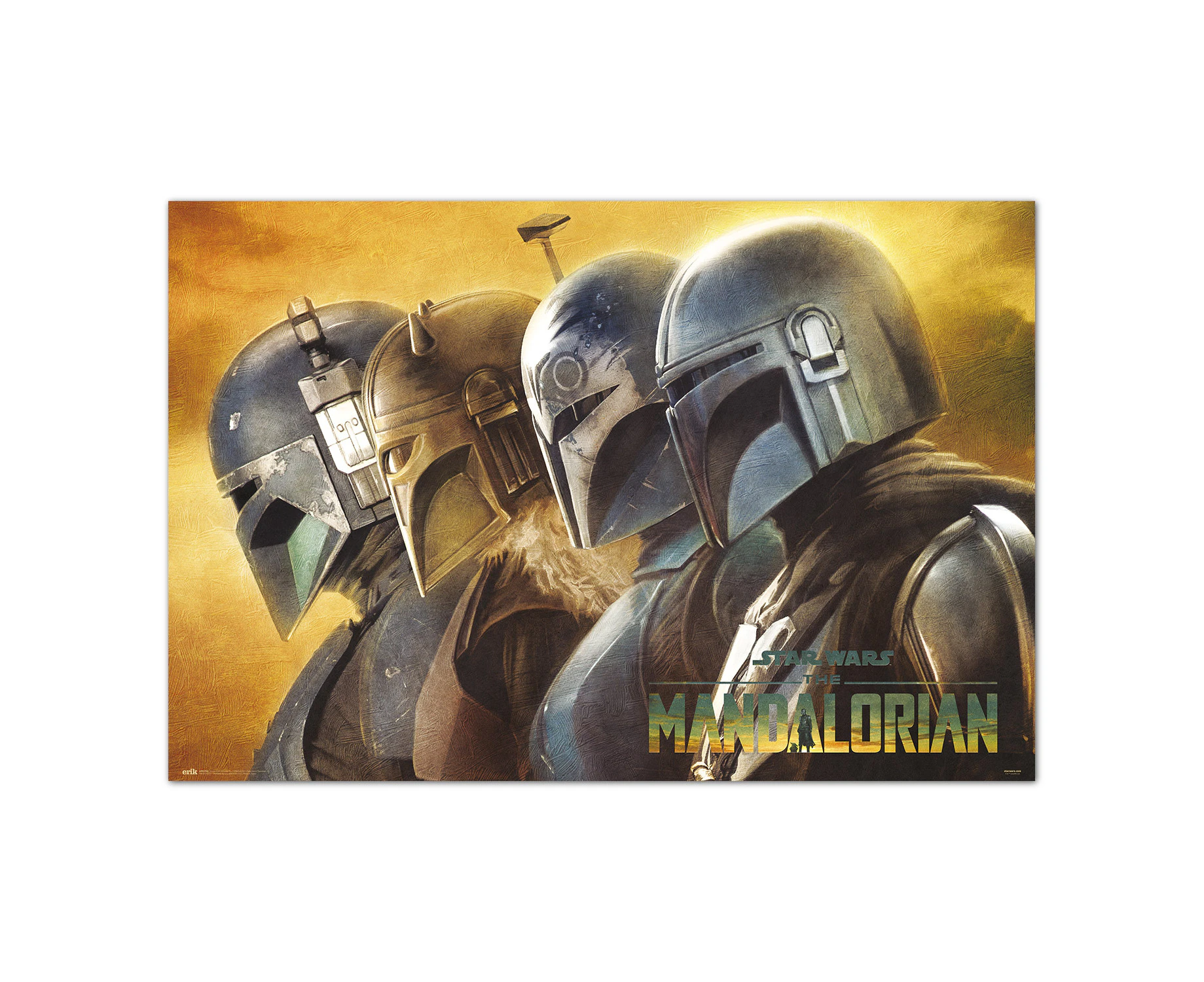 Star Wars The Mandalorian - Mandalorians Poster - 35.8 x 24.2 inches / 91 x 61.5 cm - Shipped Rolled Up - Cool Posters - Art Poster - Posters & Pr - MKTPs