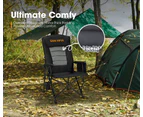 San Hima Folding Camping Chair Outdoor Portable Thick Padding With Storage Bag