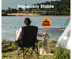 San Hima Folding Camping Chair Outdoor Portable Thick Padding With Storage Bag