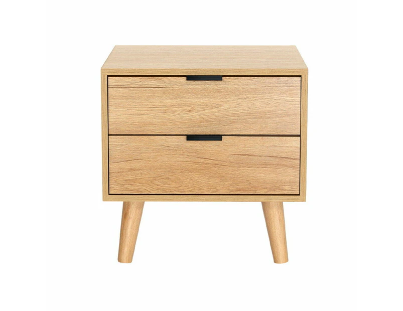 Bedside Table Drawers Nightstand Side End Table Storage Cabinet Pine