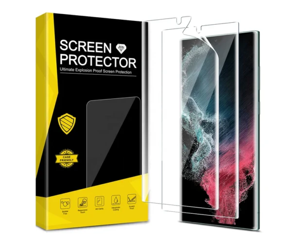 [2-Pack] Hydrogel Screen Protector for Samsung Galaxy S20 Plus 5G supports Fingerprint Unlock Flexible TPU-For S20 Plus 5G