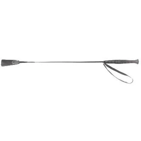 26 Inch Basic Riding Crop Black Leather