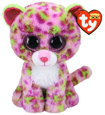 Beanie Boos - Lainey the Pink Leopard Regular