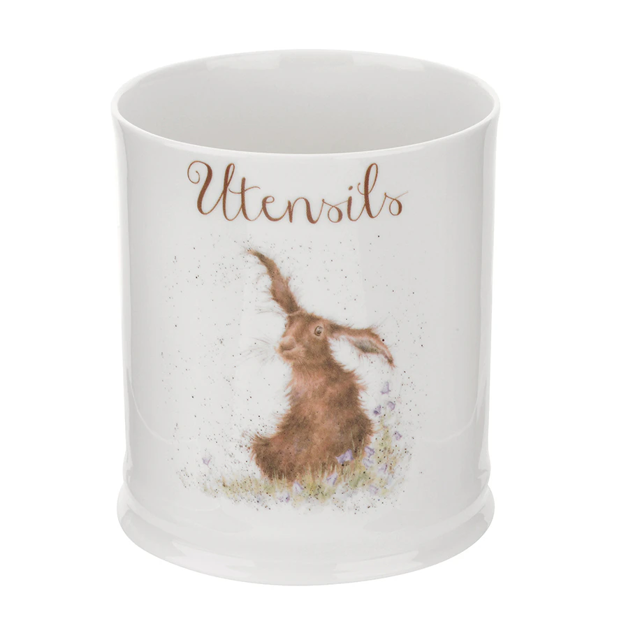 Royal Worcester Wrendale Utensil Jar - Harebells