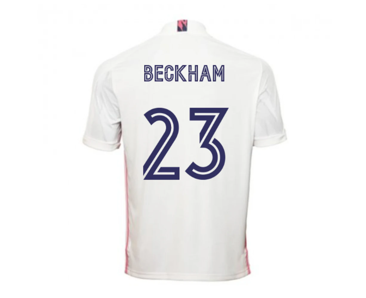 2020-2021 Real Madrid Adidas Home Football Shirt (BECKHAM 23)