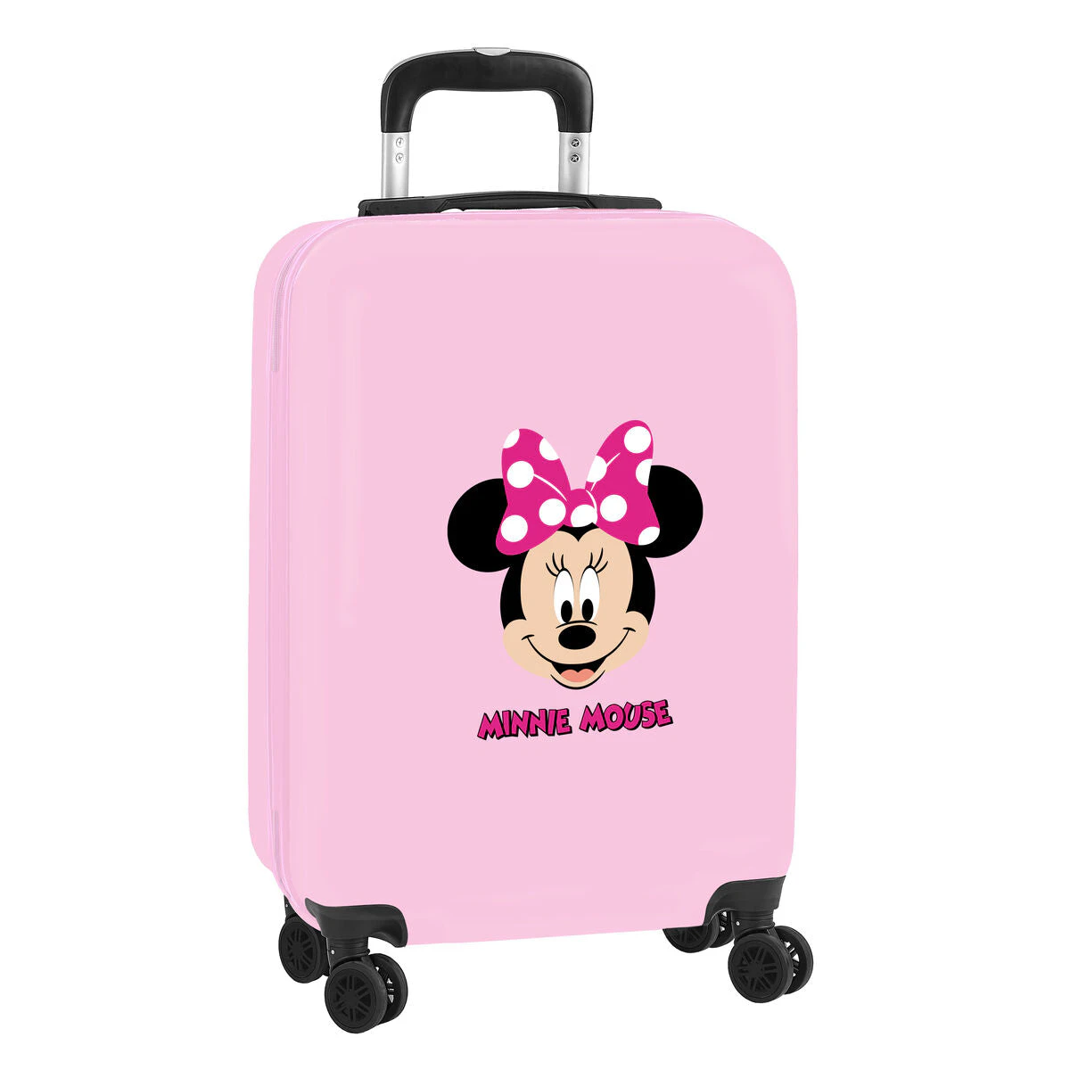 Cabin Suitcase By Minnie Mouse My Time Pink 20 34 x 55 x 20 cm