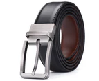 Men's Genuine Leather Dress Belt, Classic Designs for Work Business and Casual-2 #