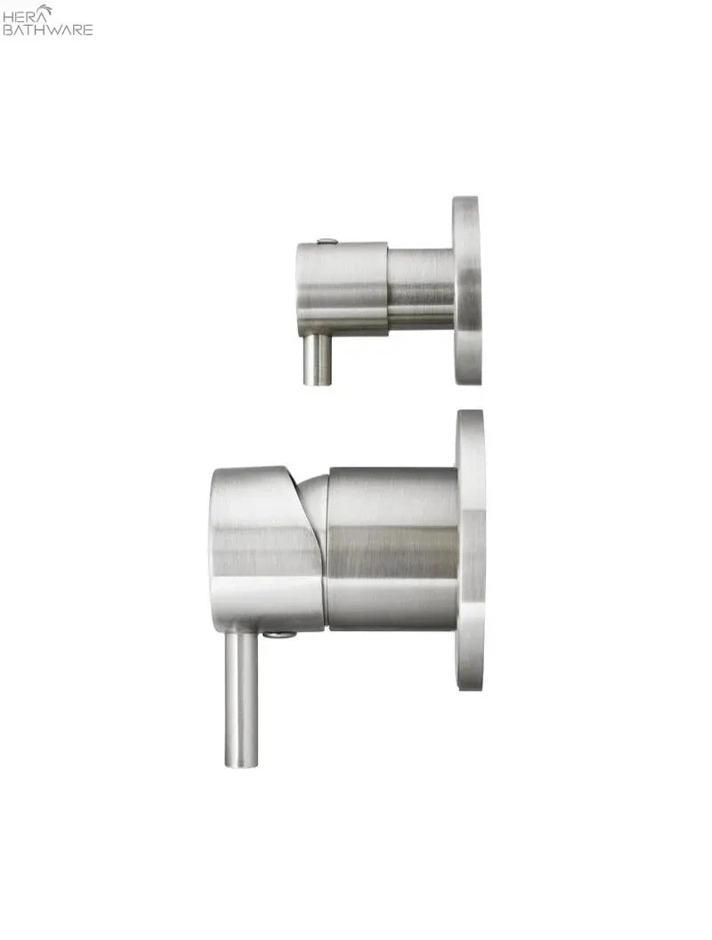 Round Diverter Mixer - Brushed Nickel