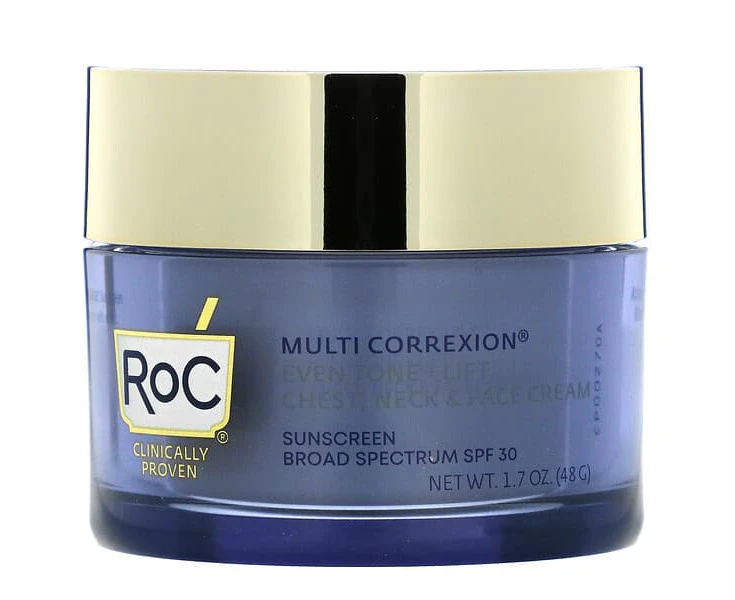 Multi Correxion, Even Tone + Lift, 5 In 1 Chest, Neck & Face Cream, SPF 30, 1.7 oz (48 g)