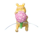 Jardinopia Pot Buddies - Disney Winnie The Pooh Holding Flowers