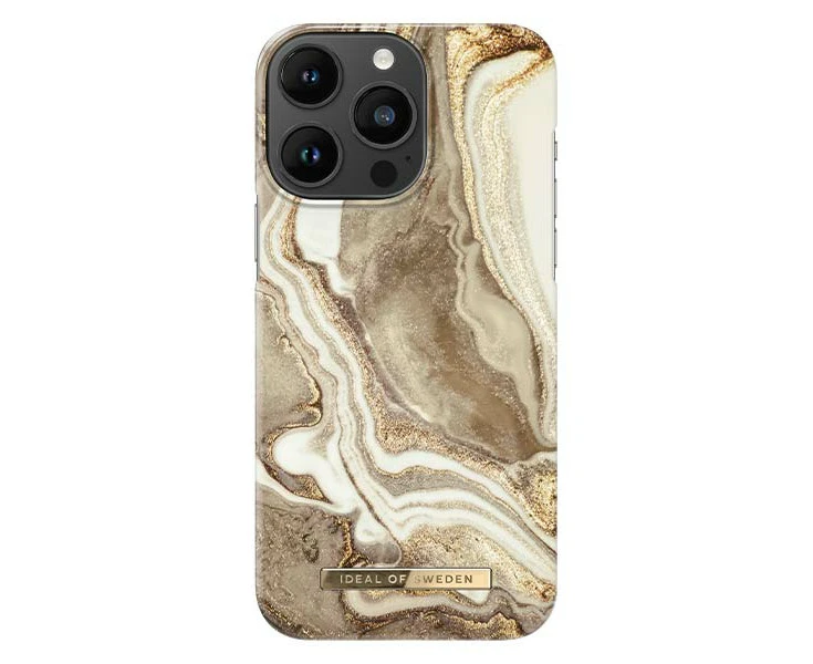 Ideal of Sweden Golden Sand Marble Case (Suits iPhone 14 Pro Max)