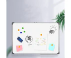 Portable Magnetic Home And Office Board Whiteboard 4 Sizes Marker Eraser Button