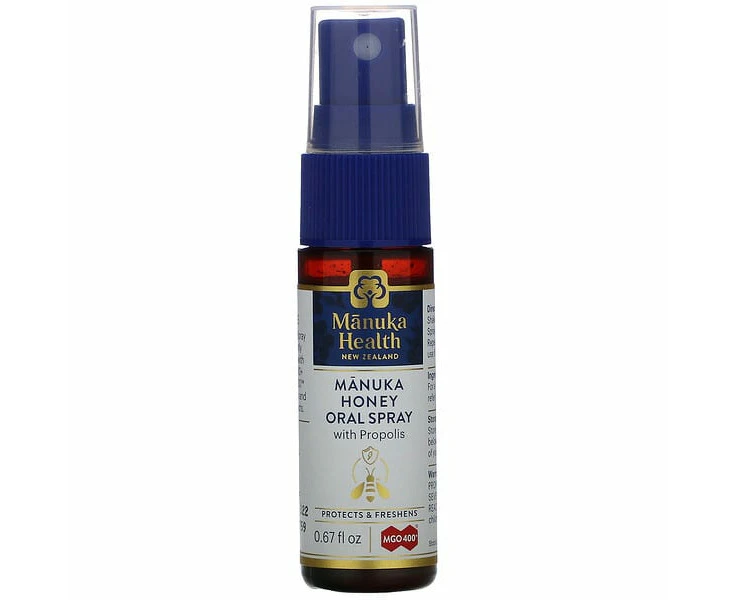 Manuka Honey Oral Spray with Propolis, 0.67 fl oz