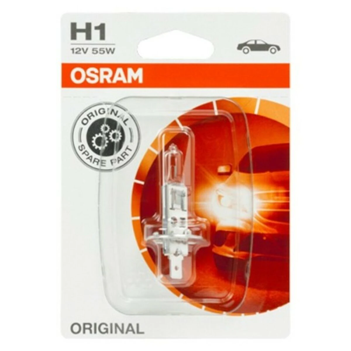 Osram Globe (1) H1 Halogen P14.5s 12v 55w 64150-01b