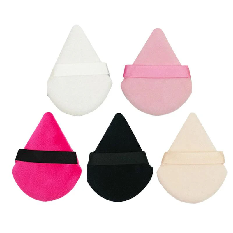 1/10X Triangle Cosmetic Puff Mini Cotton Makeup Sponge Powder Tool