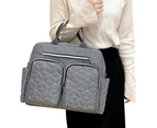 Diaper Bag Tote Baby Changing Bag Baby Bags for Mom Multifunction Travel Diaper Bag for Women - Grey