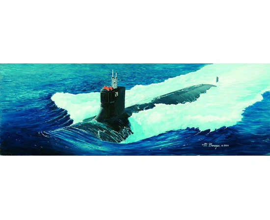 Trumpeter 1/144 Submarine - USS SSN-21 Sea wolf Plastic Model Kit [05904]