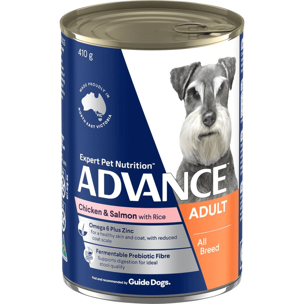 Advance - Adult Dog - Wet Food - Chicken, Salmon & Rice - 12 x 700gms