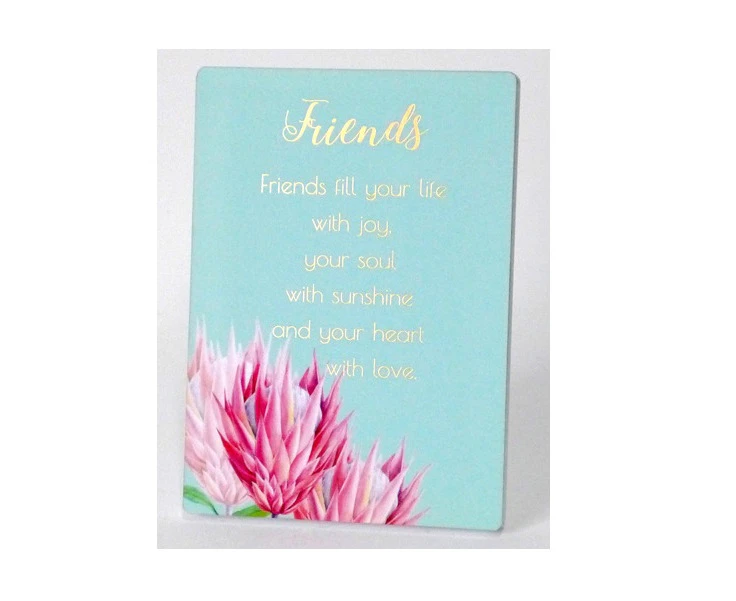 ARTON GIFTWARE Friend Sign Plaque 13.5x18.5cm