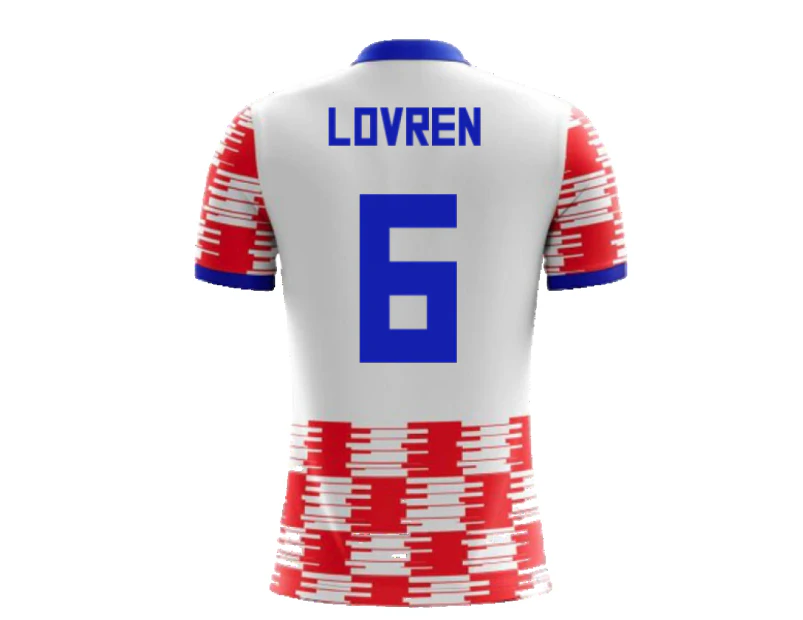 2023-2024 Croatia Home Concept Shirt (Lovren 6) - Kids