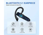 Bluetooth Wireless Earpiece Trucker Handsfree Earphone Singel Earbud Headset