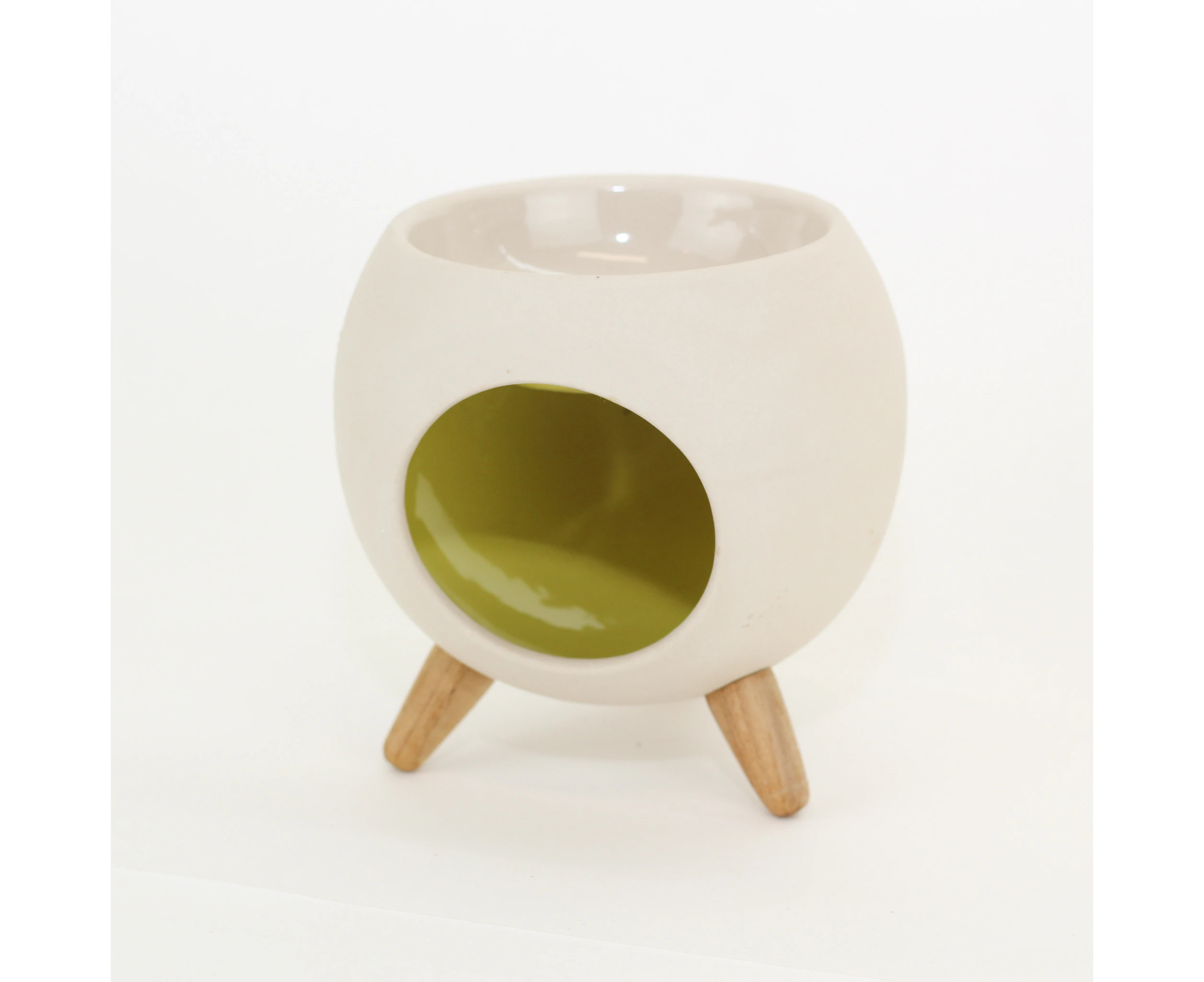 Ceramic Essential Oil Burner - Igloo Range - Yellow