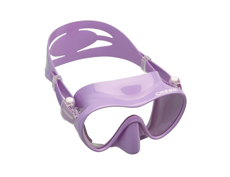 Cressi F1 Frameless Dive Mask - Lilac