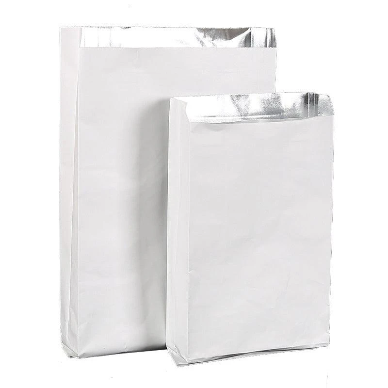 Aluminum Foil Paper Bags 500PCS 4Sizes White