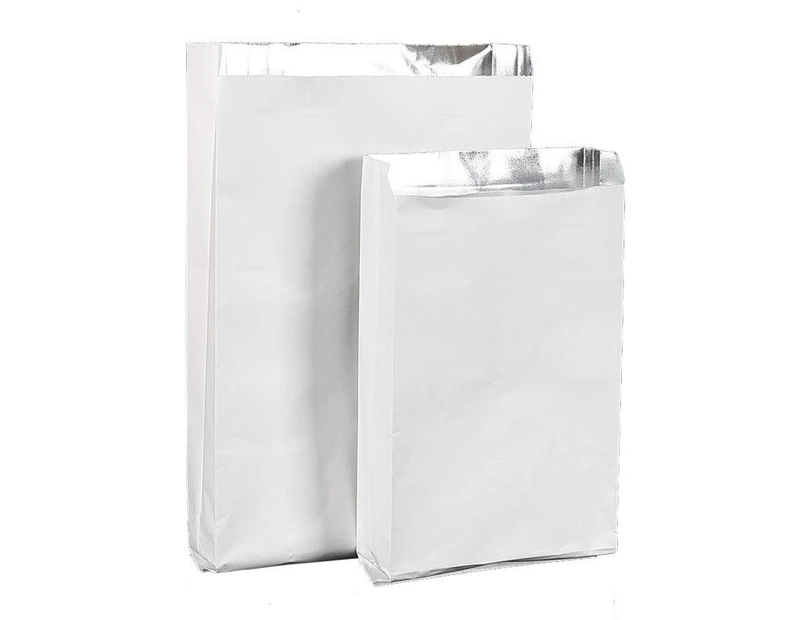 Aluminum Foil Paper Bags 500PCS 4Sizes White