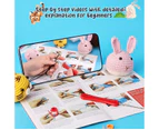 8 Pcs Crochet Kit for Beginners Crochet Animal Kit for Adults and Kids  Beginner Crochet Kit for Gifts