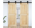 vidaXL Door NARVIK 80x210 cm Solid Wood Pine